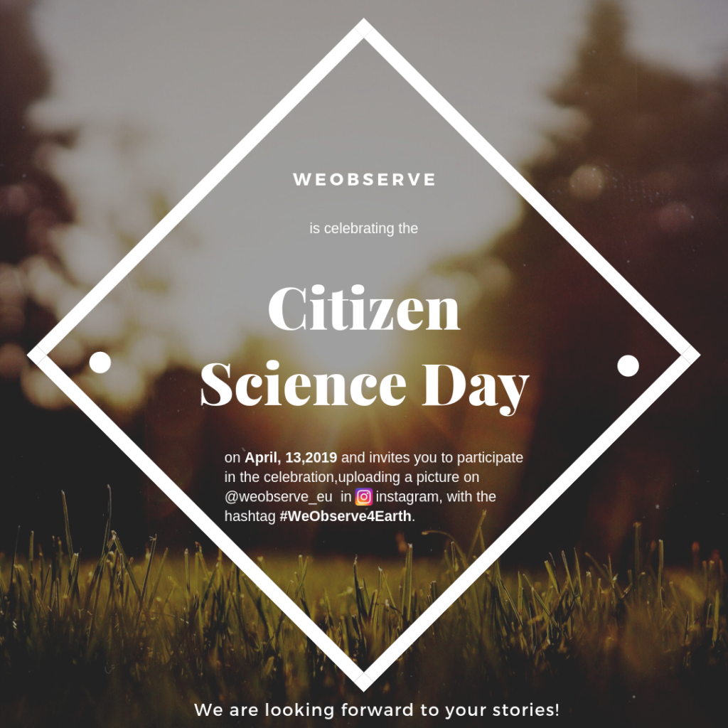 WeObserve celebrates the Citizen Science Day weobserve